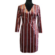 NWT Forever 21 Crush Velvet Knit Mini Dress Womens Large Long Sleeve Y2K Party