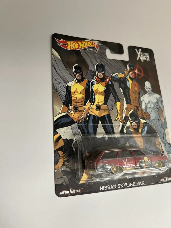 Hot Wheels Pop Culture Marvel Comics Nuevo X-Men #5 69 Nissan Skyline Van 2019 Foto 4 de 4