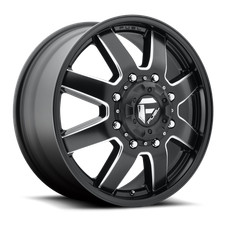 Pair 2 20 Fuel Maverick D538 Black Milled Dually Rims 20x8.25 8x6.5 122mm Front Pair 2 20 Fuel Maverick D538 Black Milled Dually Rims 20x8.25 8x6.5 122mm Front