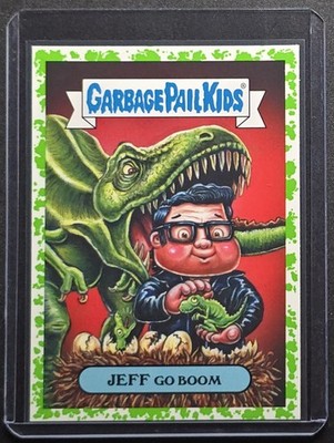 2019 Garbage Pail Kids 90s Films Sticker Jeff Go Boom 7b - Green