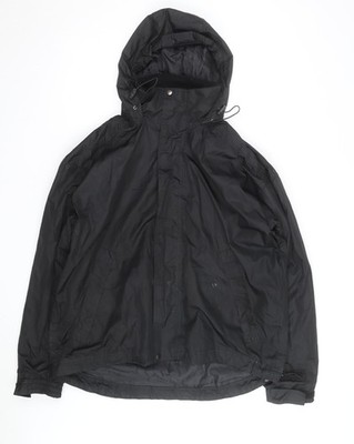 Aquatech Regenjacke Herren schwarz L mit Kapuze wasserdicht