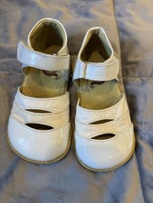 Livie Luca White Mary Janes Hook loop GIRLS 9 Shoes Glitter Accent
