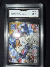 2019 Topps Update Fernando Tatia Jr 150 Years Black 050/299 RC