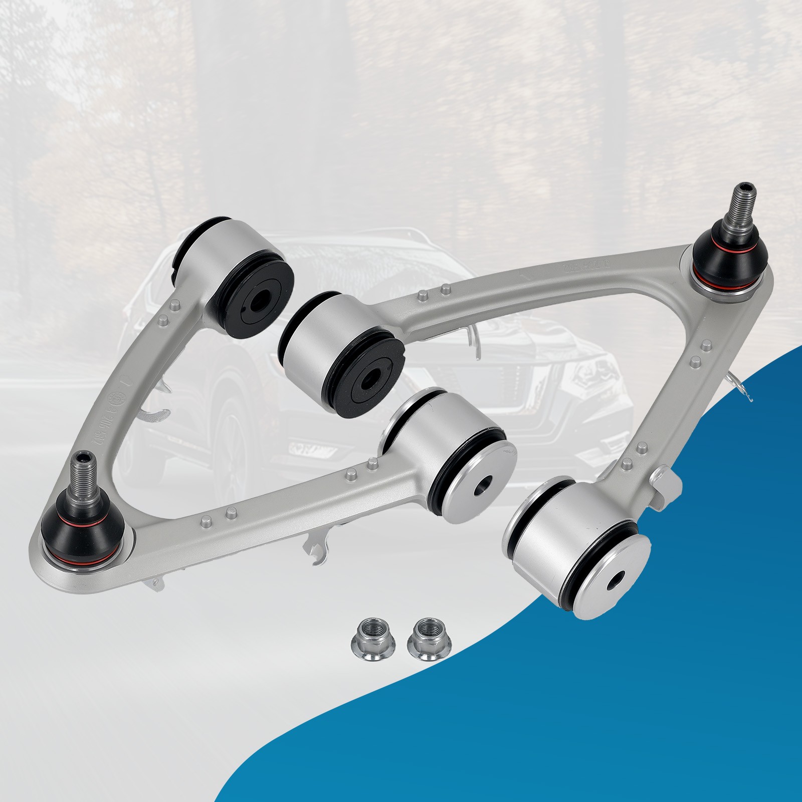 2x Front Upper Control Arms For 2008-12 Maserati Quattroporte 08-18 Granturismo