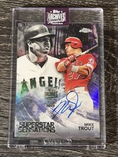 Marketplace image: 2018 Topps Chrome - Mike Trout on-card Auto, 1/1!! 🔥🔥(Topps Sealed)