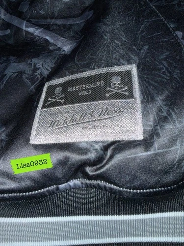 🔥100% Mitchell & Ness x Mastermind World Satin Varsity Jacket Size Large (L)🔥 image 6