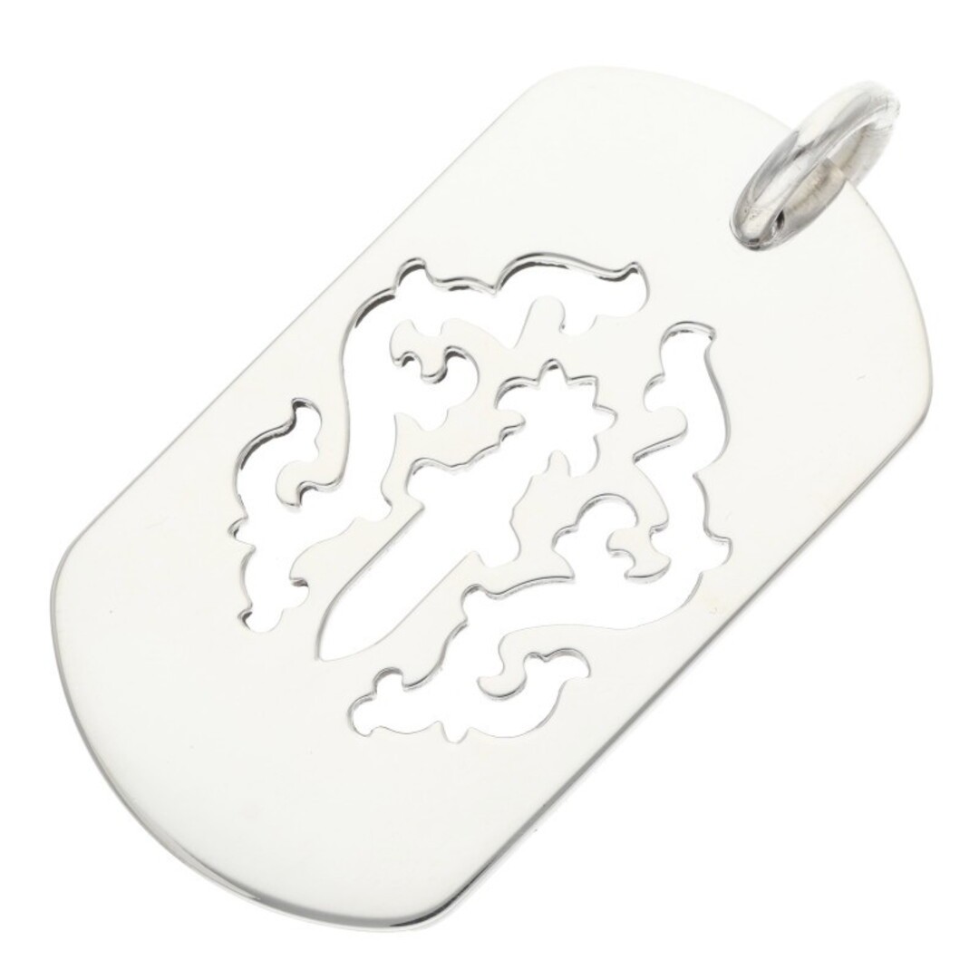 Chrome Hearts D TAG LRG Dagger Cut Out Dog Large Necklace Top Mens Used f474f469 thumbnail 2