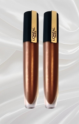2x L'Oréal Rouge Signature Metallic Lippenstift - I 202 I Hypnotize - NEU Loreal