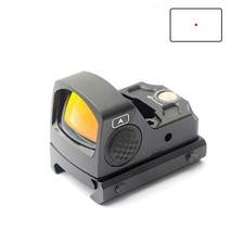 Mira óptica para rifle de aire reflejo Red Dot Sight 2 MOA con montaje en riel de placa Glock de 20 mm