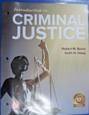 Introduction to criminal justice textbooks An...