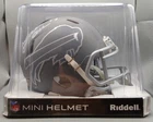JOSH ALLEN SIGNED AUTOGRAPHED BUFFALO BILLS SLATE MINI HELMET COA #PC486331 AUTO