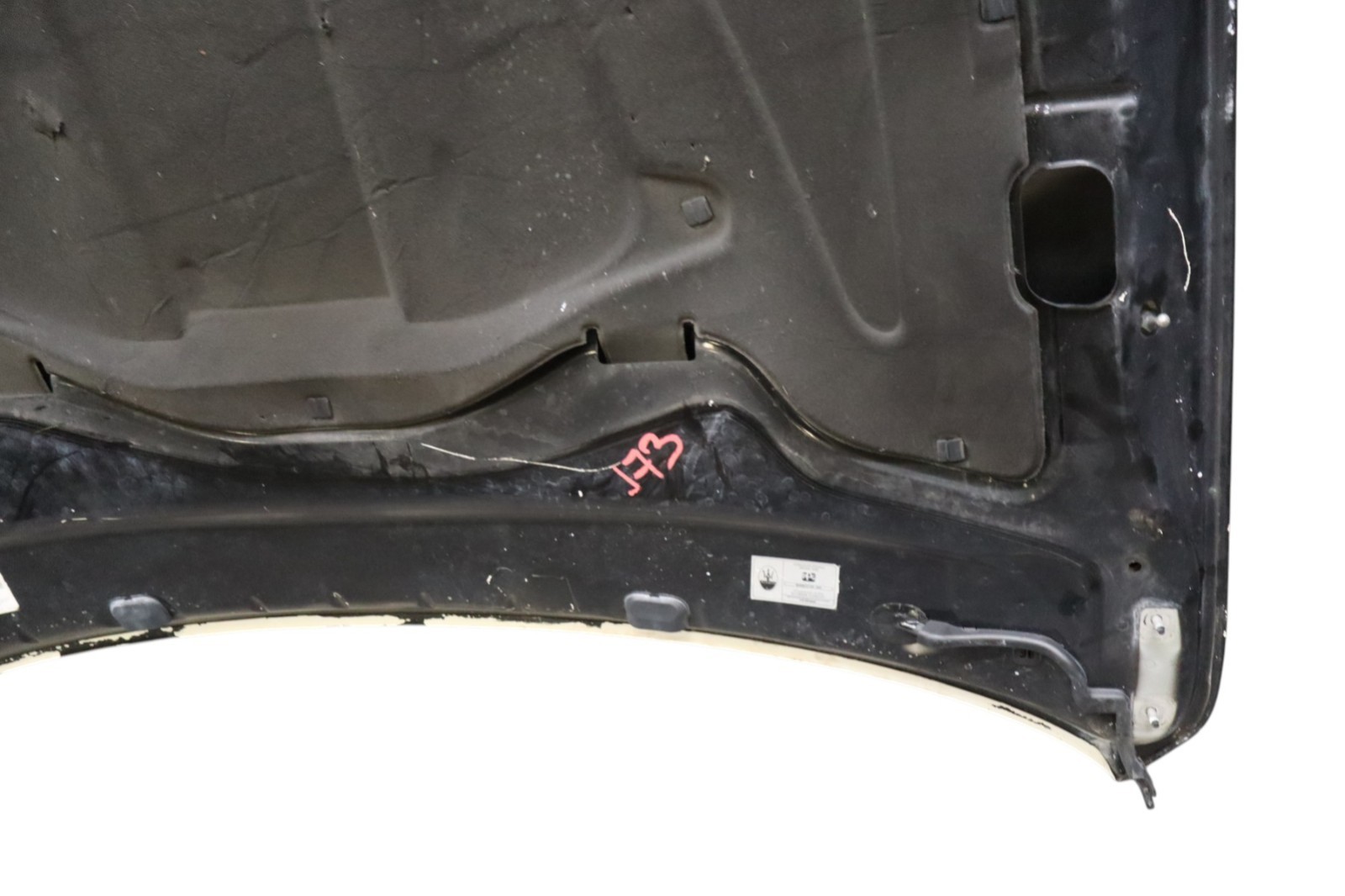 14-20 Maserati Ghibli Front Hood Bonnet Panel Assembly Black Oem