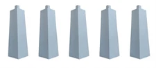 5 Pack Aluminum Outside Siding Corner, 8 Inches, 5 Nails Included, Metal Trim