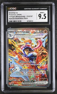 greninja graded card CGC 7.5 Greninja Black Star Promo SWSH144 Celebrations graded card