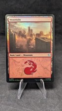 Mountain (197) FOIL - MTG Magic the Gathering Marvel's Spiderman - Crimped