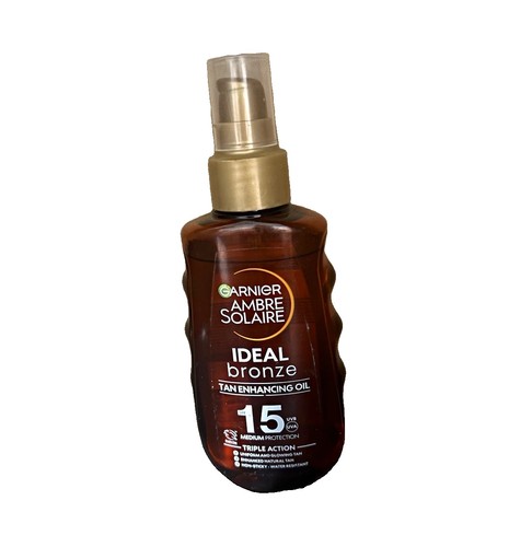 Garnier Ambre Solaire Ideal Bronze Tan Enhancing Oil SPF 15 150ml UVA