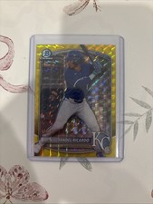 2025 Bowman Yandel Ricardo #BDC-31 Yellow Geometric Refractor /75 (RC)