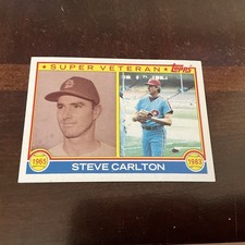 1983 Topps - Super Veteran Steve Carlton #71