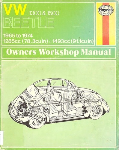 Vw 1300 and 1500 Beetle 1965 Thru 1970 78.3 Cu in by Haynes, John Harold,Stead D