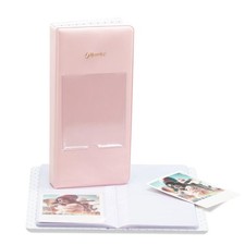 Photo Album For Polaroid Prints Holds 64 Prints- Pink