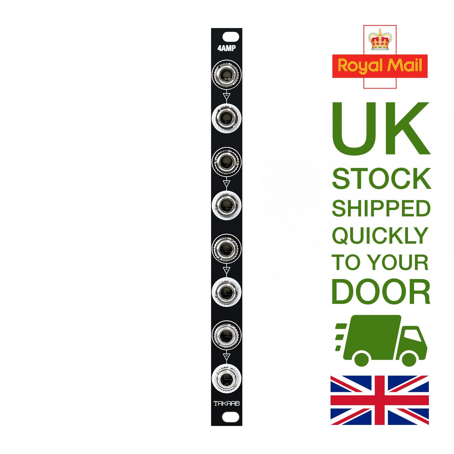 Takaab 4AMP Quad Preset Signal Boost / Amplifier / Input (UK Stock FAST & FREE)