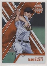 2017 Panini Elite Extra Edition Aspirations Orange 37/100 Tanner Scott #46 nh6