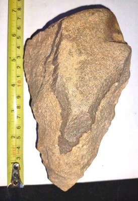 Ancient Neolithic Stone Axe Hand Axe Prehistoric Tool Stone Age Museum Quality
