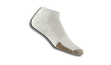 Thorlos unisex-adult Tmm Max Cushion Tennis Low Cut Socks Medium White