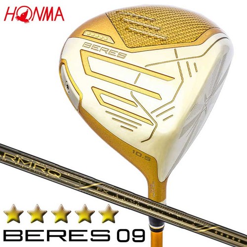 Driver Honma BERES09 5S 9,5° - Armaq FX Graphite, Flex R, Droitier, Neuf