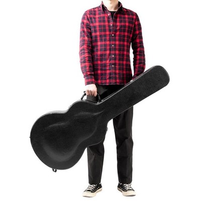 Glarry GJazz for 335 Style Electric Guitar Hard Shell Case Bag Durable Sturdy