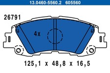 BREMSBELAGSATZ FÜR TOYOTA YARIS ( P21 , PA1 , PH1 ) - ATE 13.0460-5560.2