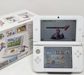 🇺🇸Nintendo Rare iQue 3DS XL Mario White Limited Edition Official Boxed Console