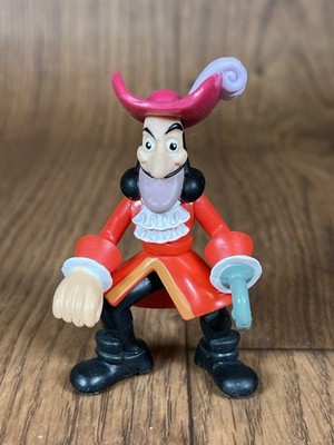 Jake and the Neverland Pirates Captain Hook Figure Peter Pan Disney Toys Mini 3''