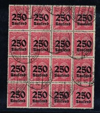 Timbre de service du Reich allemand Michel n° 93 - oblitéré unité 16
