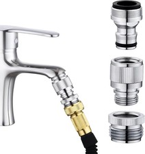 Kitchen Sink Faucet Quick Connector, Sink Faucet to Garden Hose Adapter, Dishwas