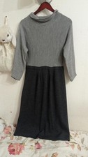 Women Boden Dress Grey Wool 38