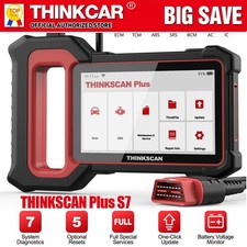 ThinkScan Plus S7 Full OBD2 Scanner Engine, TCM, BCM, AC  IC Auto Diagnostics