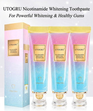 Nicotinamide Teeth Whitening Toothpaste 100g Radiant White Brighten Oral Care