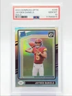 JAYDEN DANIELS 2024 DONRUSS OPTIC RATED ROOKIE HOLO PRIZM F RC PSA 10 Q0004