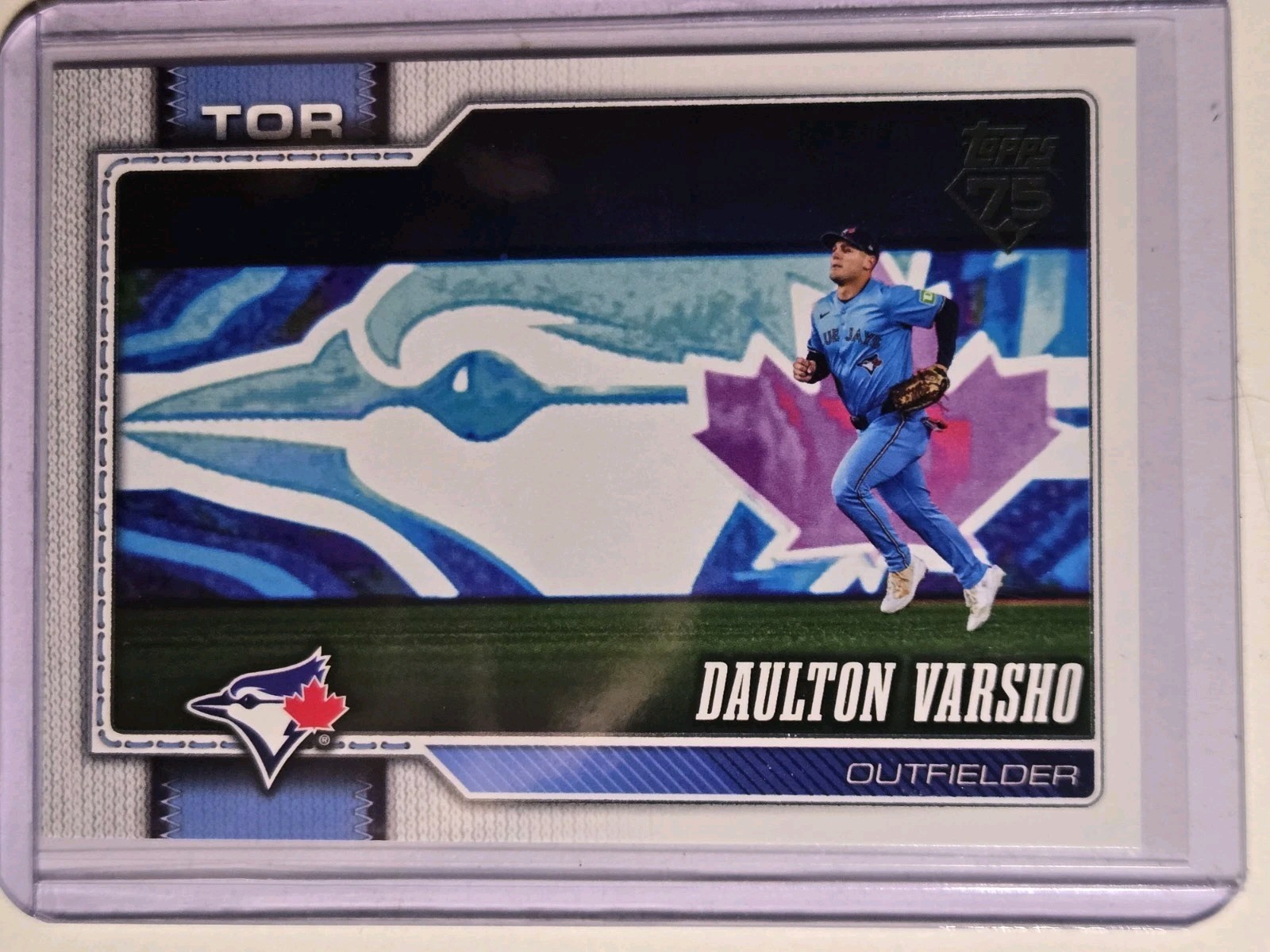 Daulton Varsho 2026 Topps Series 1 Golden Mirror SSP Toronto Blue Jays #2
