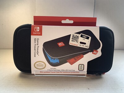 NEW Nintendo Switch Game Travel Slim Padded Case W/Micro Card Case Included
