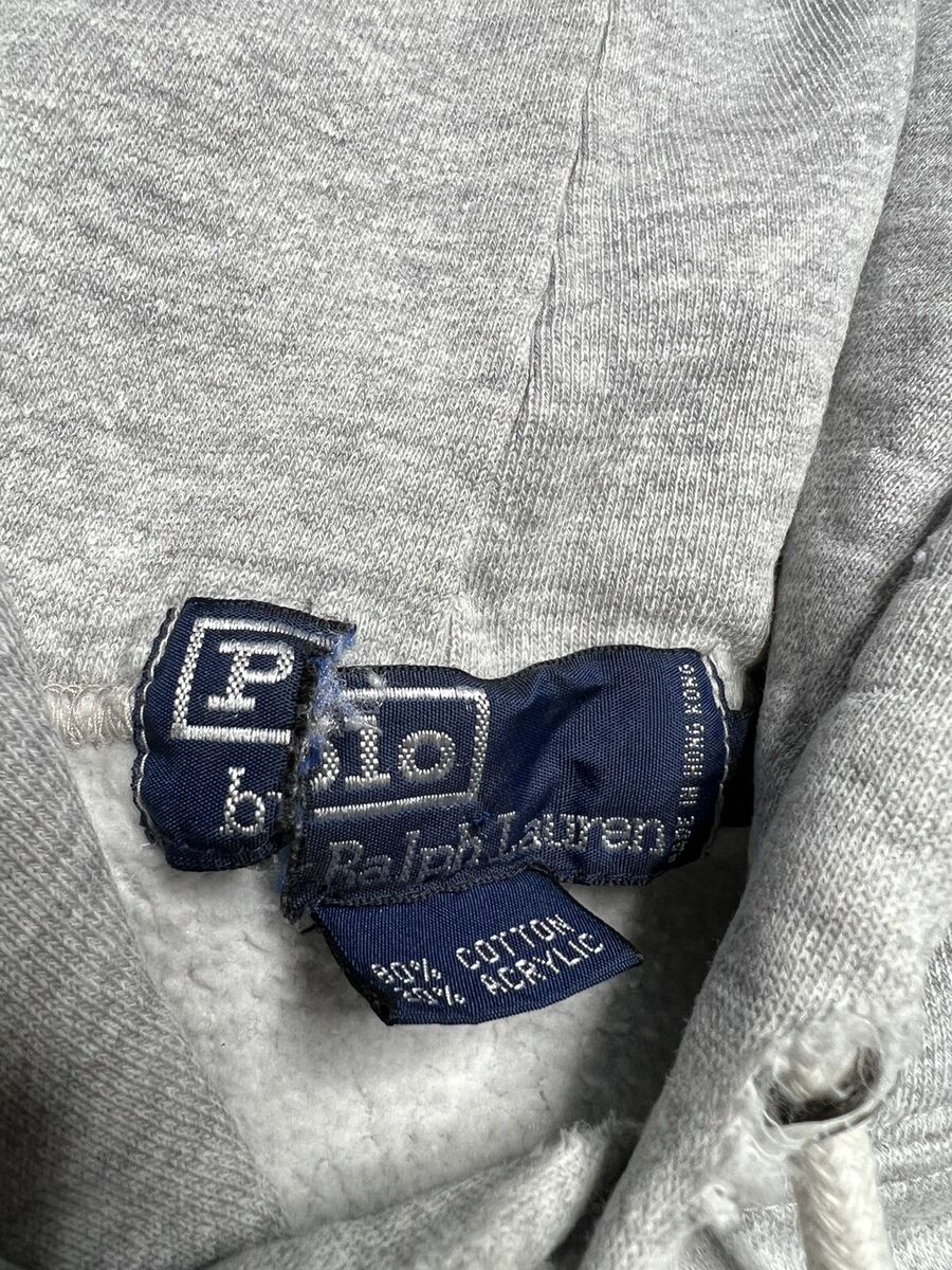 Vintage Polo Ralph Lauren Stadium 1992 P Wing Hoodie Vintage Polo Ralph Lauren Stadium 1992 P Wing Hoodie