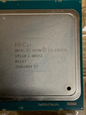 Lot of 2 Intel Xeon E5-2658 v2 SR1A0