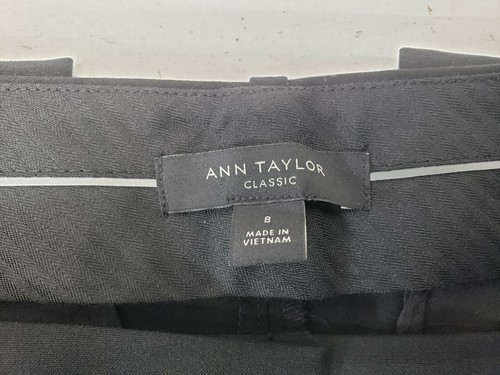 Ann Taylor Dress Pants Women's 8 Black Stretch 33 x 29 - Picture 12 of 13