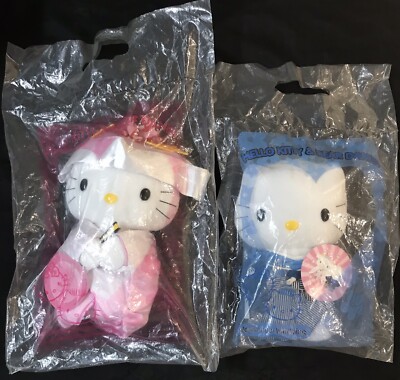 1999 McDonald's Happy Meal Hello Kitty & Dear Danial Japanese Wedding Plush Toy