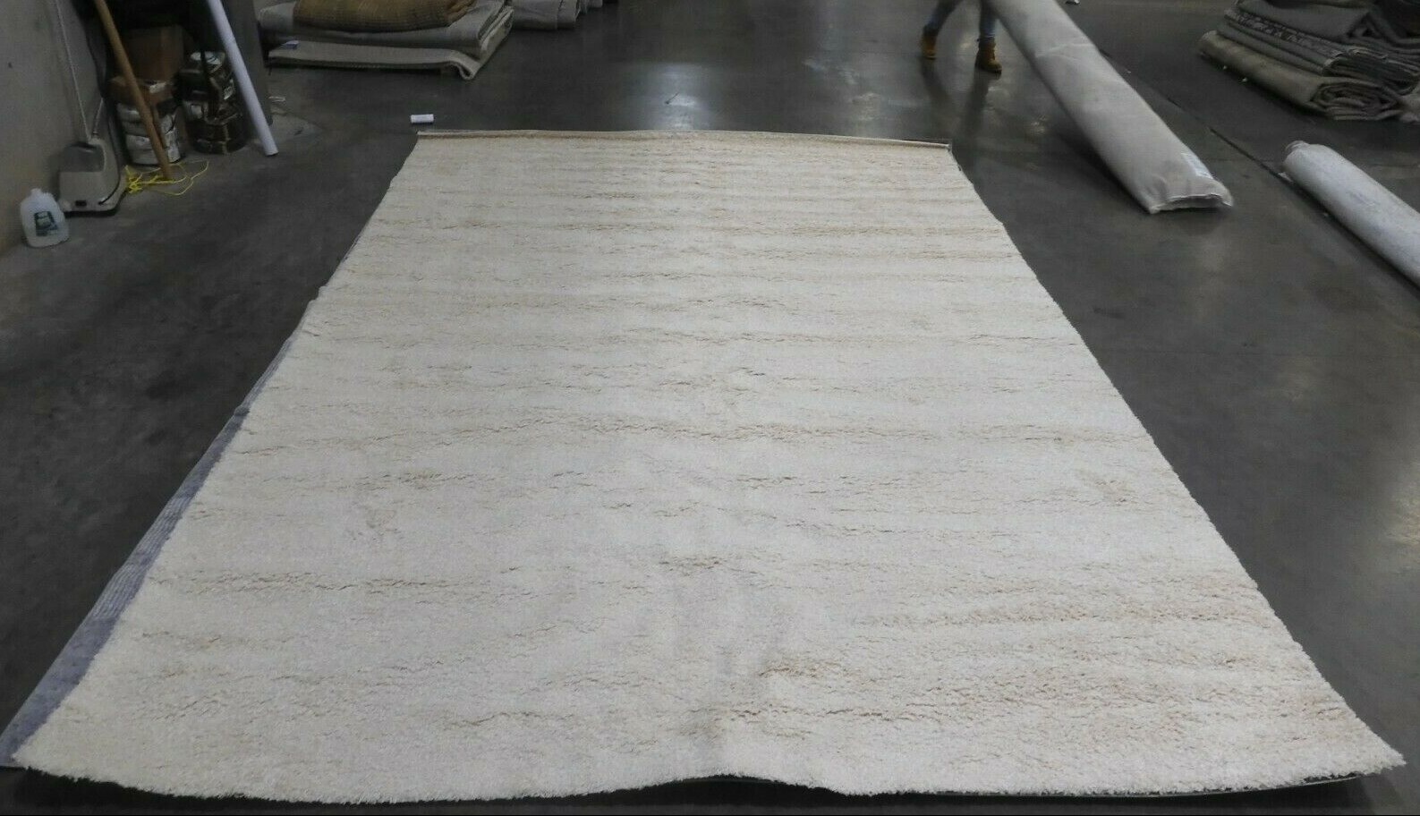 OFF WHITE 10' X 14' Back Stain Rug, Reduced Price 1172618473 SGA119B10