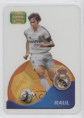 2005-06 Mundicromo Las Fichas de la Liga 2006 Mejores Lamincards Raul #548