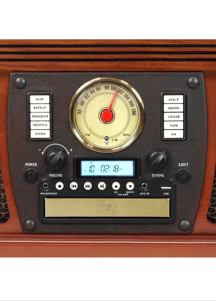 Victrola Navigator 8-in-1 Bluetooth platenspeler met ingebouwde