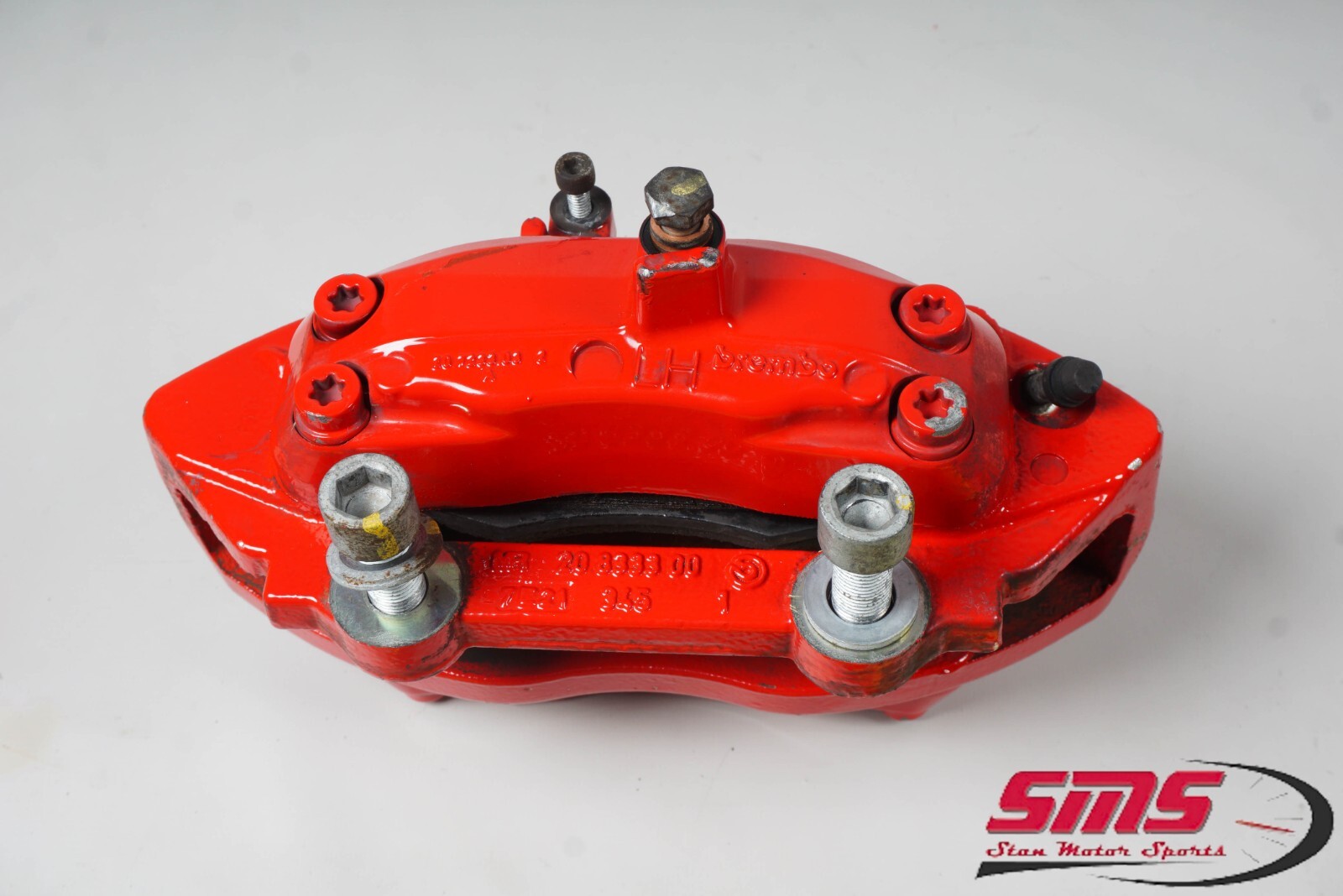 08-16 Maserati GranTurismo M145 Front Left Red Brake Caliper LH 36K OEM