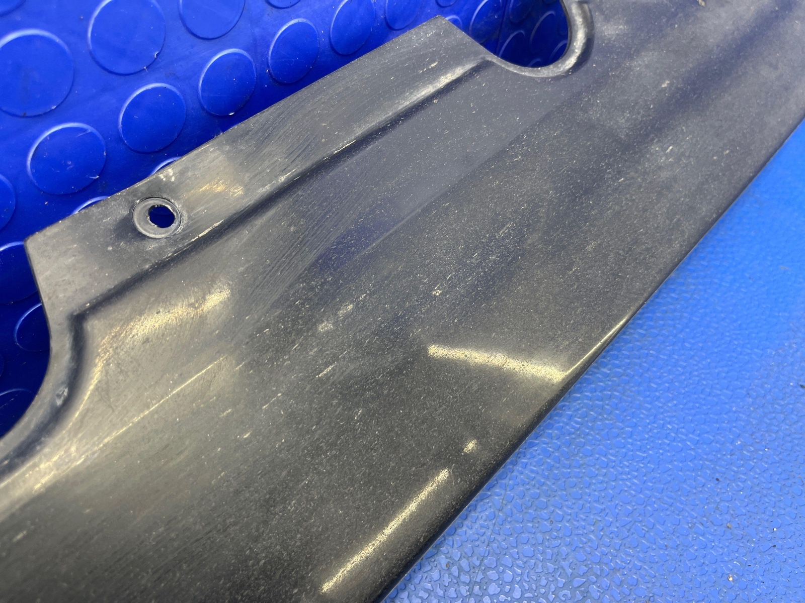 LAMBORGHINI GALLARDO OEM LEFT SIDE SKIRT ROCKER MOULDING NERO NOCTIS (LY9B)